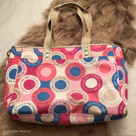 COACH / Snaphead Pattern Large Tote Bag - Picture 2 of 8